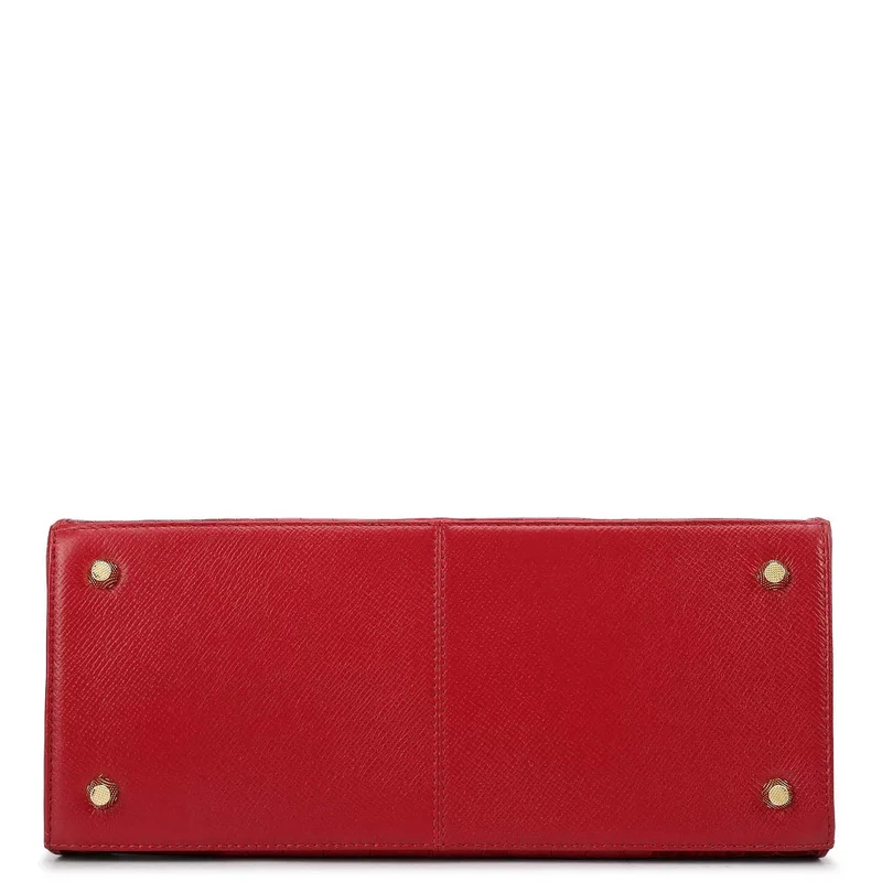 Da Milano Plumberry Medium Croco Leather Satchel - Plumberry for Women | Best Price UAE